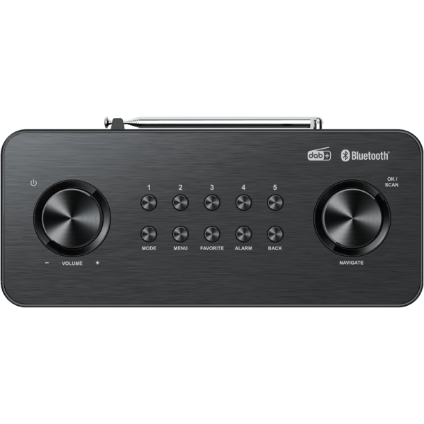 Kenwood CR-ST80DAB-B kompakt radio - SORT