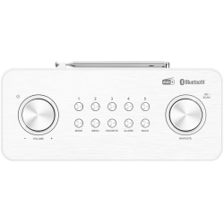 Kenwood CR-ST80DAB-W kompakt radio - HVID