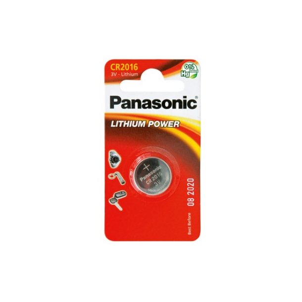 Panasonic CR2016 lithium batteri