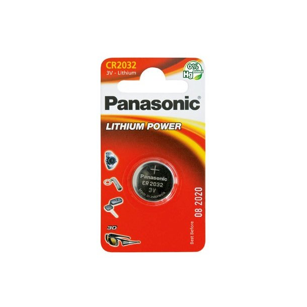 Panasonic CR2032 lithium batteri