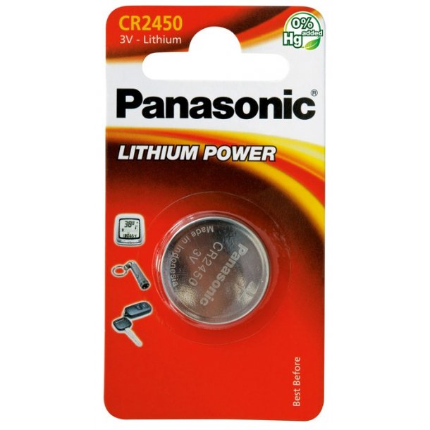 Panasonic CR2450 Lithium batteri