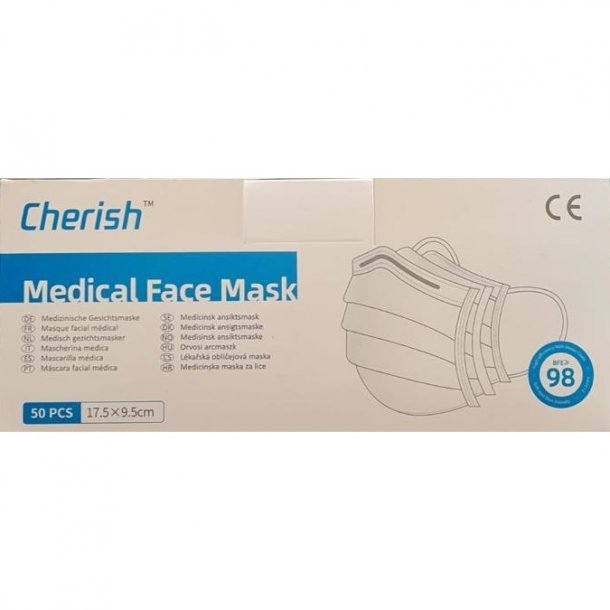 Cherish ansigtsmaske - pakke med 2 x 25 stk.
