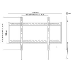 Harmony DB810 universal v�gbeslag til store TV