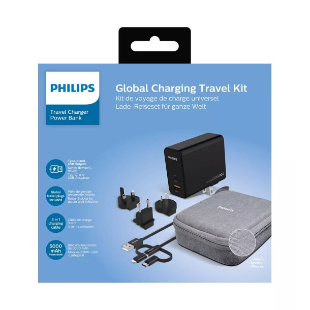 Philips DLP5751T/00 Rejseoplader og powerbank