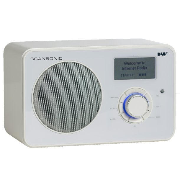 SCANSONIC IN220BT FM/DAB+/INTERNET RADIO - HVID
