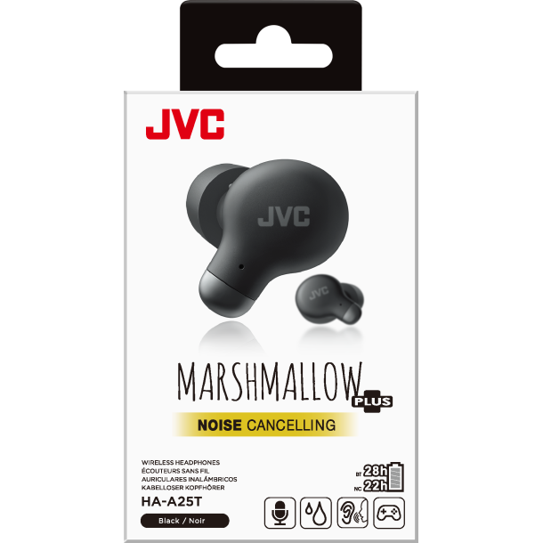 JVC HA-A25T-B-U hovedtelefon med aktiv stjreduktion - SORT