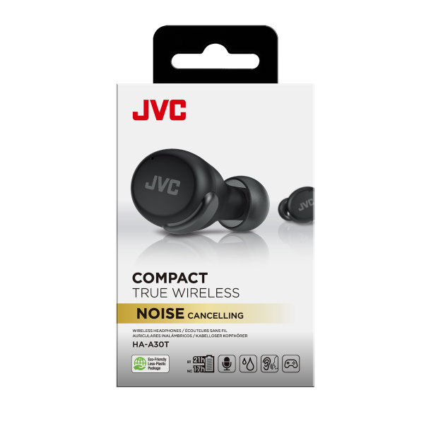 JVC HA-A30T-B-U bluetooth hovedtelefon med aktiv stjreduktion - SORT