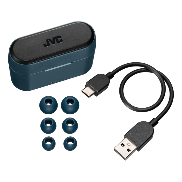 JVC HA-A9T-A-E bluetooth hovedtelefon - BL
