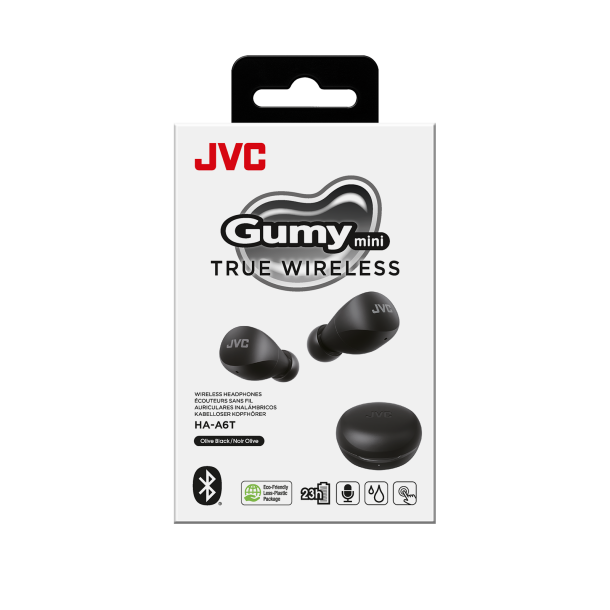 JVC HA-A6T-B-U in-ear bluetooth hovedtelefon - SORT
