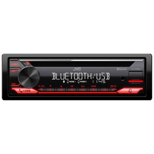 JVC KD-T822BT autoradio med bluetooth