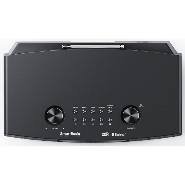 Kenwood CR-ST700SCD-B minianlg med DAB+/Internetradio - SORT