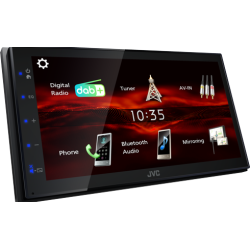 JVC KW-M180DBT Digital media receiver med DAB+