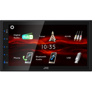 JVC KW-M180DBT Digital media receiver med DAB+