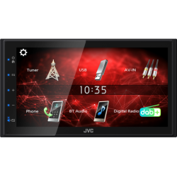 JVC KW-M27DBT autoradio med DAB+