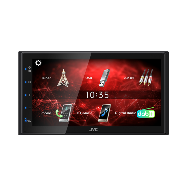 JVC KW-M27DBT autoradio med DAB+