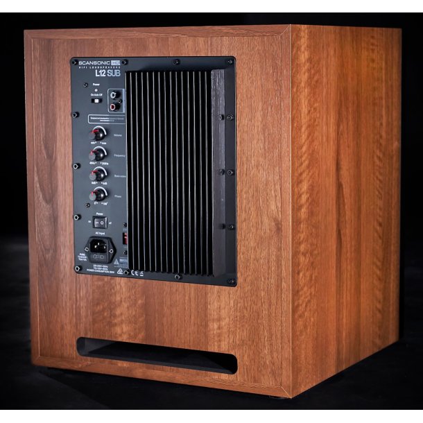 Scansonic HD L12 SUB - aktiv subwoofer - SORT
