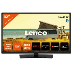 LENCO LED-3263BK 32'' TV med 12 Volt og Android
