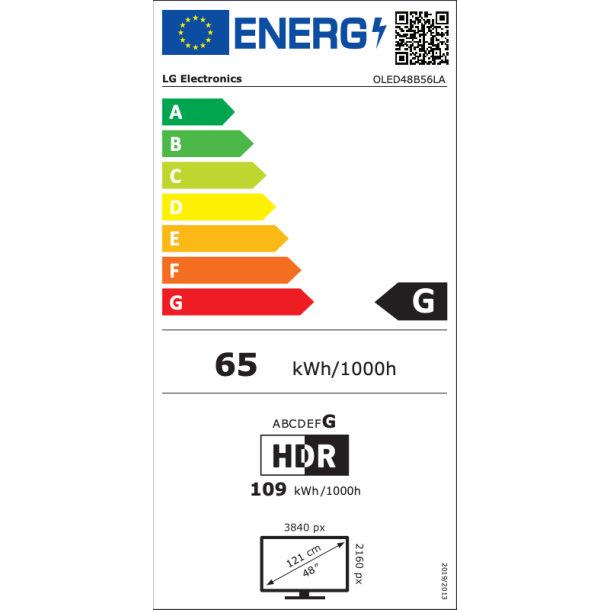 LG OLED48B56LA  48" OLED 4K TV