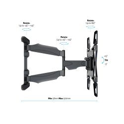 M VESA Flexarm Full Motion Single - M1725