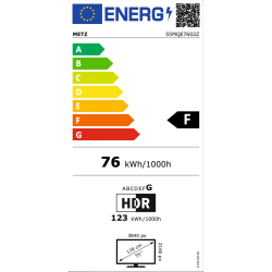Metz Blue 55MQE7602Z 55” QLED m. Google TV