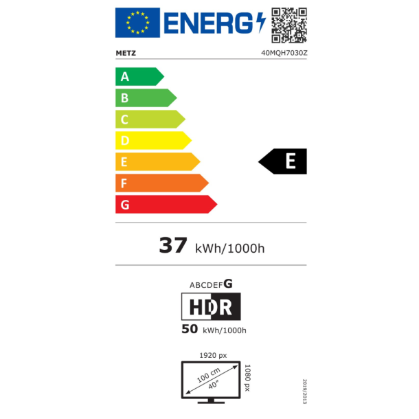Metz 40MQH7030Z Google TV