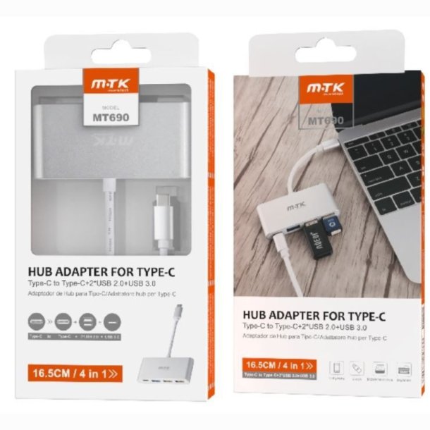 MTK MT690 Adapter USB-C til USB-C
