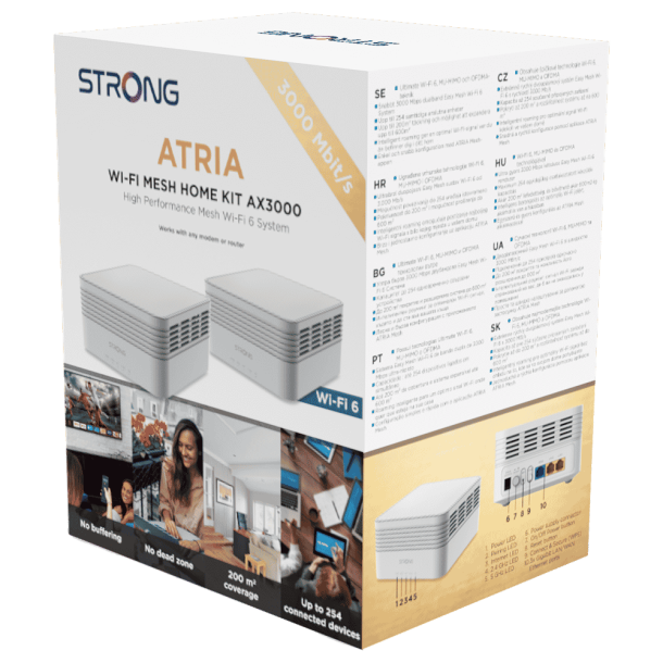 Strong AX3000 ATRIA Mesh Kit med Wi-Fi 6