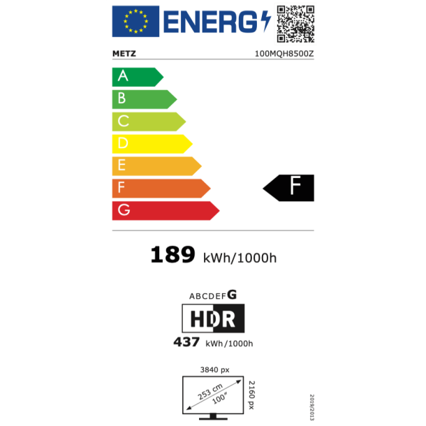 Metz 100MQH8500Z 100" QLED Google TV