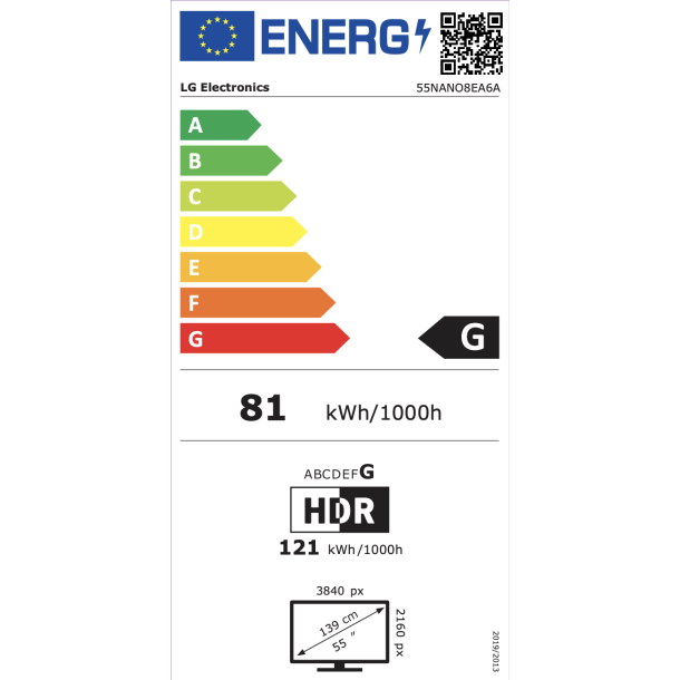 LG 55" NanoCell AI NANO8E 4K Smart TV