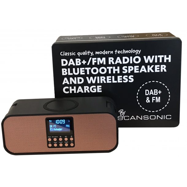 Scansonic PA8001 DAB+ radio med trdls oplader