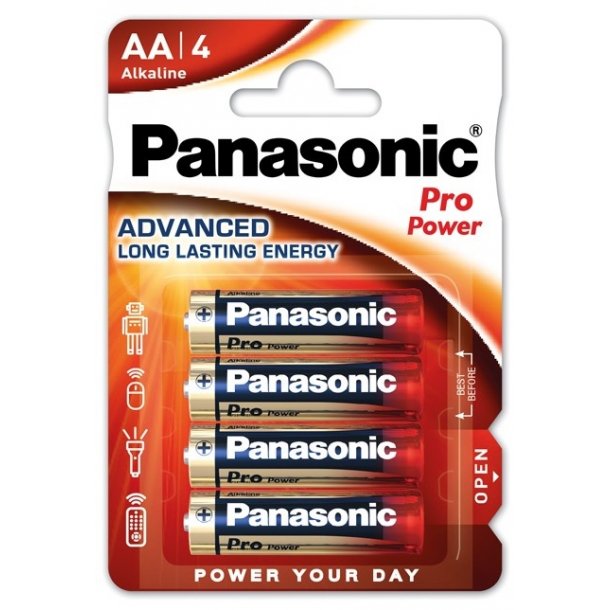 Panasonic AA batterier - 4 stk. pr. pk