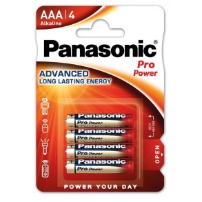 Panasonic AAA batterier - 4 stk. pr. pk