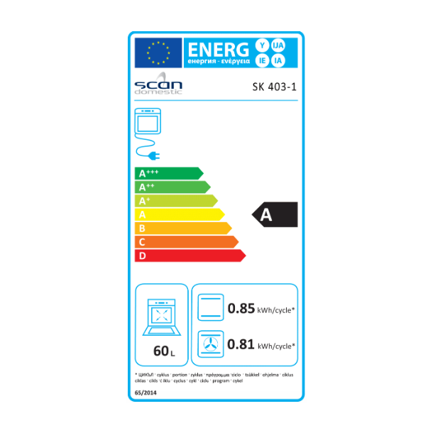 Scandomestic SK 403-1 Komfur