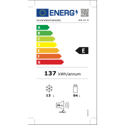 Scandomestic SKB 161 W k�le-fryseskab