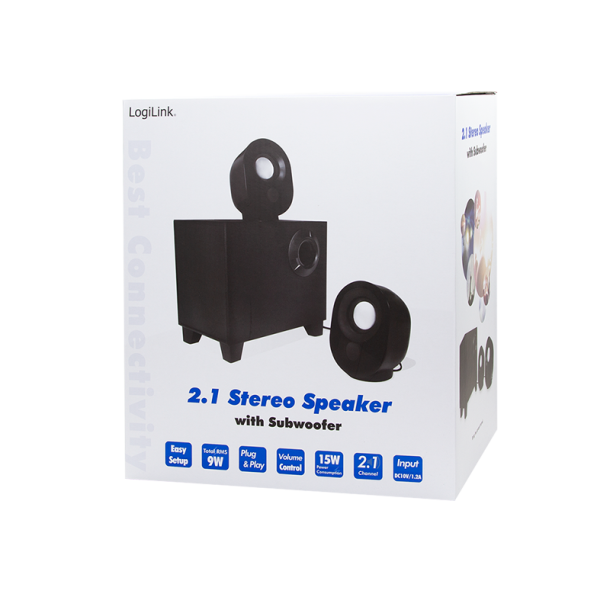 LogiLink SP0045 Aktive PC hjttalere med subwoofer