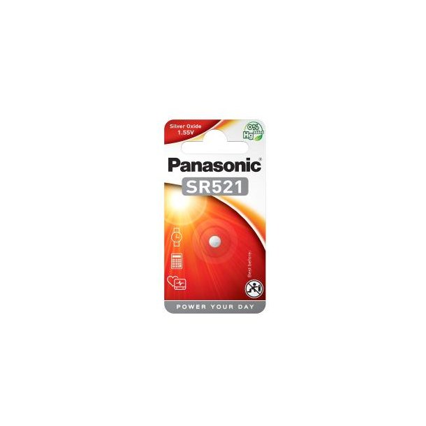 Panasonic SR521 knapcelle batteri