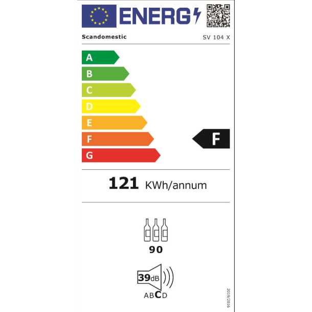 Scandomestic SV 104 X vink�leskab