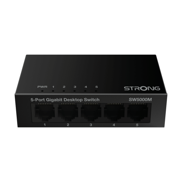 Strong SW5000M 5-port Gigabit Switch - SORT