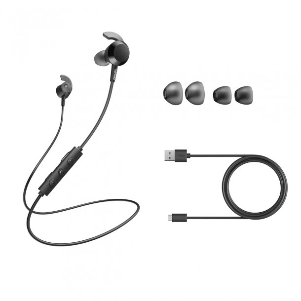 Philips TAE4205BK/00 Trdlse in-ear-hovedtelefoner - SORT