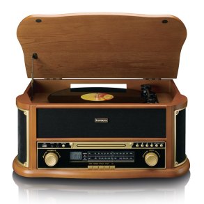 Lenco TCD-2551WD klassisk vintage musiksystem 