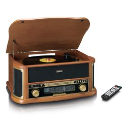 Lenco TCD-2551WD klassisk vintage musiksystem 
