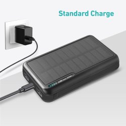 SBS TTBB20000SK Solcelle Powerbank med 20.000 mAH