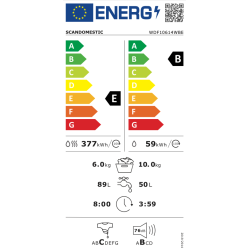 Scandomestic WDF10614WBE vaskemaskine