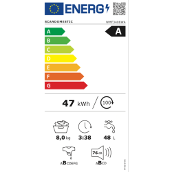 Scandomestic WMF3408WA vaskemaskine