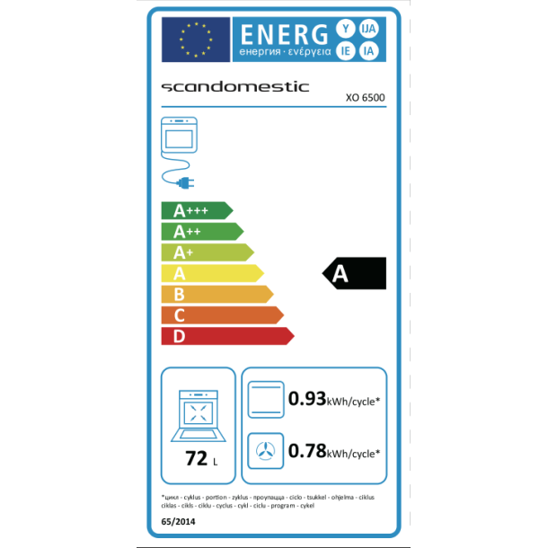 Scandomestic XO 6500 ovn