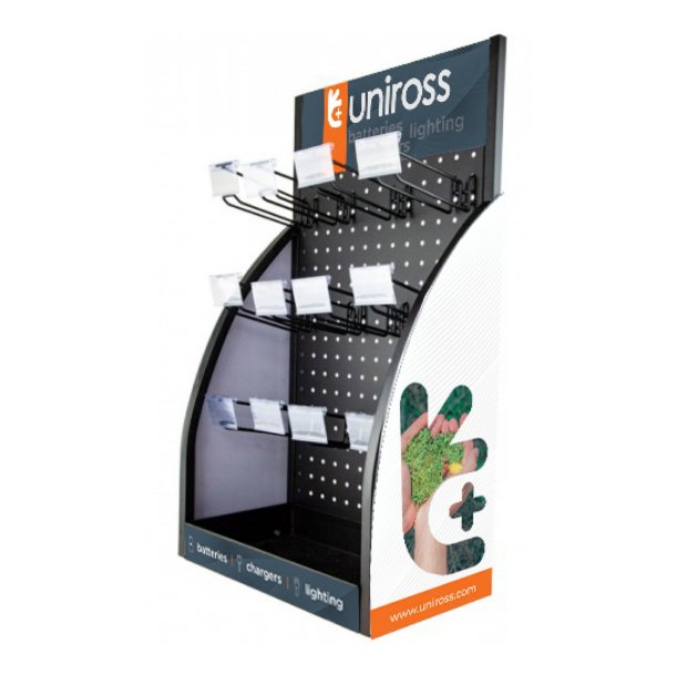 UNIROSS Batteripakke - Gratis borddisplay v. kb af 2 pakker