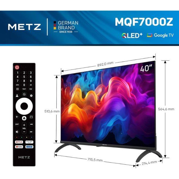 Metz 40MQF7000Z Google TV