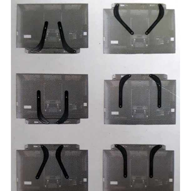 MyWall HZ21L soundbarbeslag - SORT