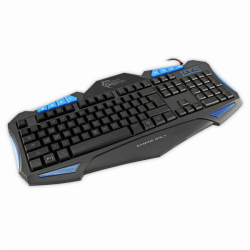 White Shark GK-1621B gamertastatur - BL/SORT